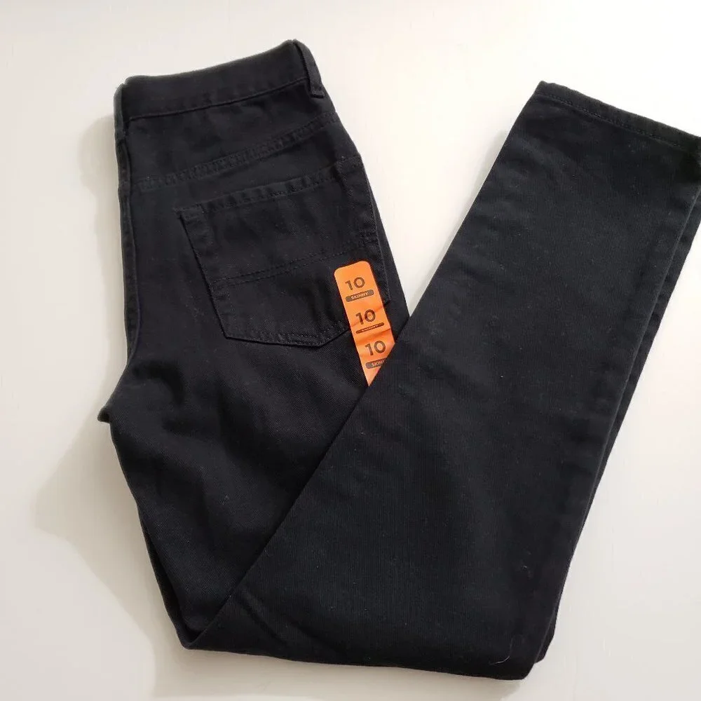Unworn - The Children's Place Black Skinny Jeans 100% Cotton - Size 10